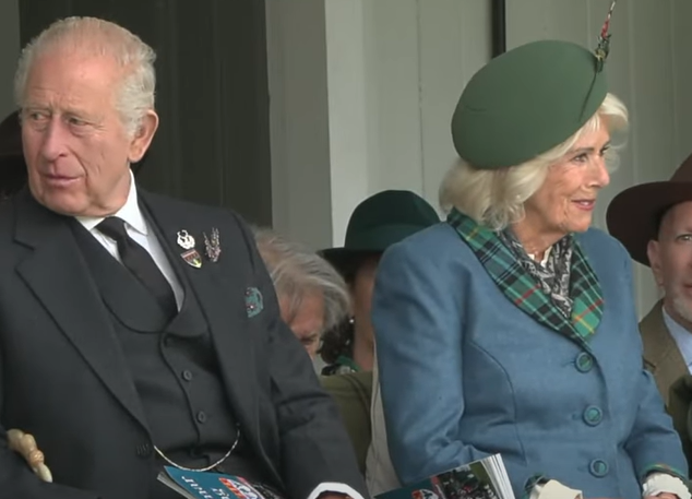 King Charles and Queen Camilla at the Braemar Gathering