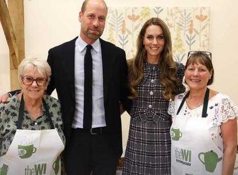 Prince William and Kate meet members of the WI