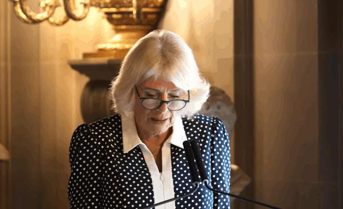 Queen Camilla at The Queen's Reading Room Festival