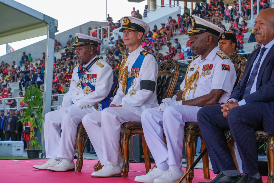 The Duke of Edinburgh in Papua New Guinea