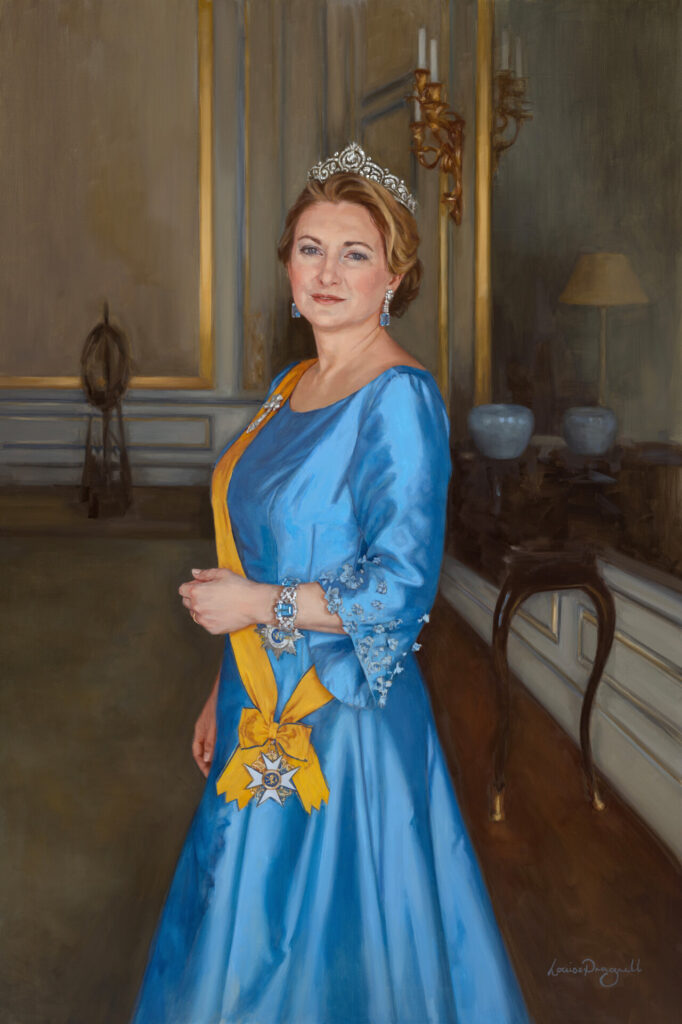 A portrait of Grand Duchess Stephanie of Luxembourg