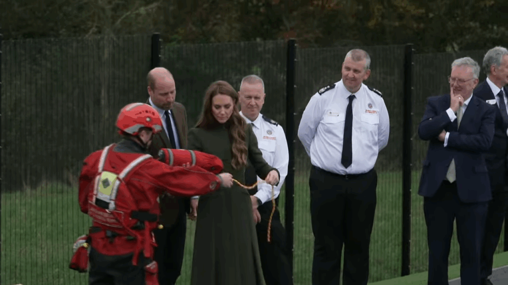 Princess and Princess of Wales take part in Water Rescue exercise in Northern Ireland