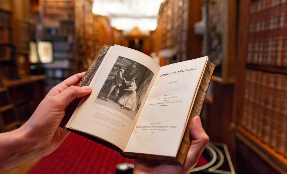 A Jane Austen book owned by royalty