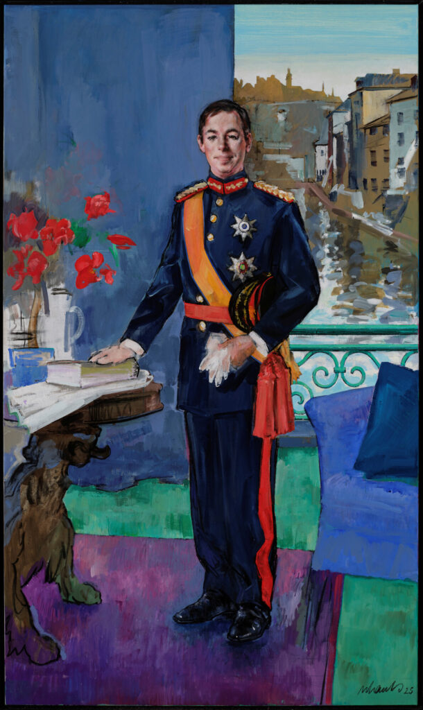Grand Duke Guillaume of Luxembourg in military uniform