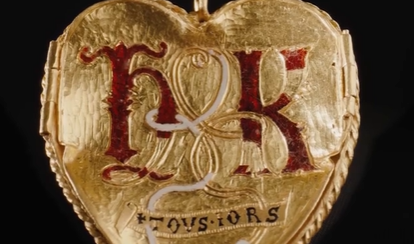 The Tudor Heart pendant celebrating the love of Henry VIII and Katherine of Aragon