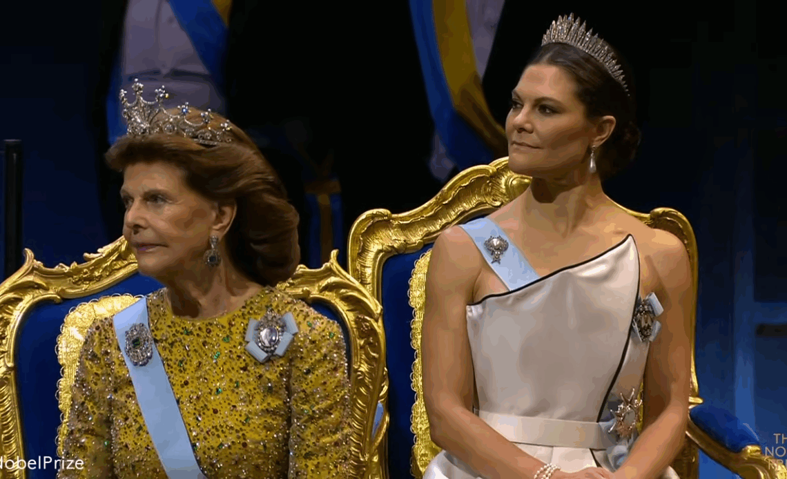 Crown Princess Victoria at the Nobel Prize Ceremony