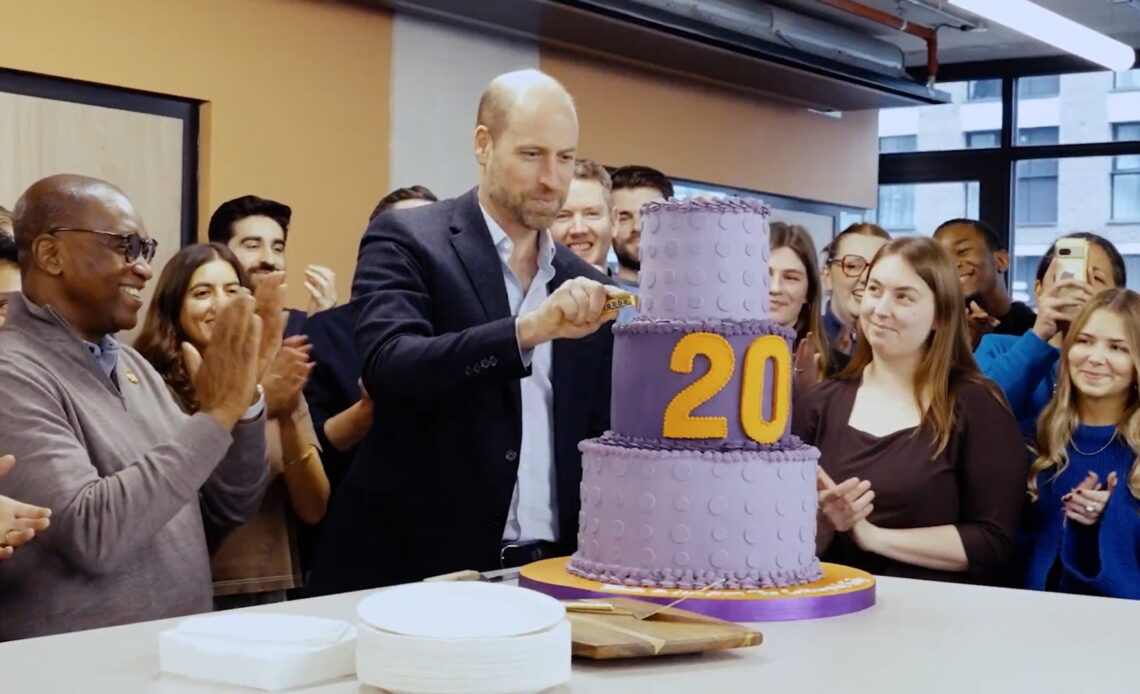 Prince William celebrates 20 years as patron of Centrepoint