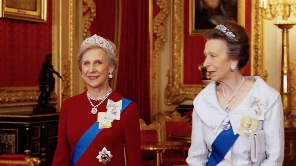 Princess Anne and the Duchess of Gloucester tiaras