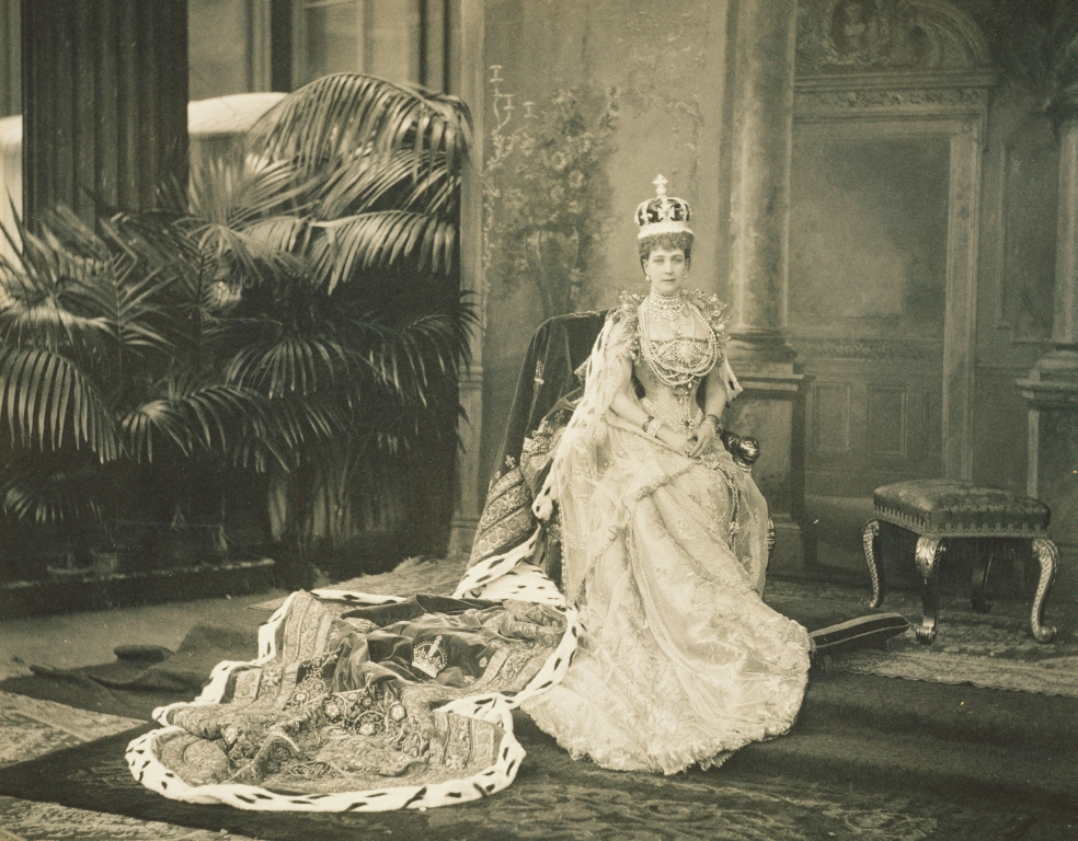 Queen Alexandra at her coronation in 1902