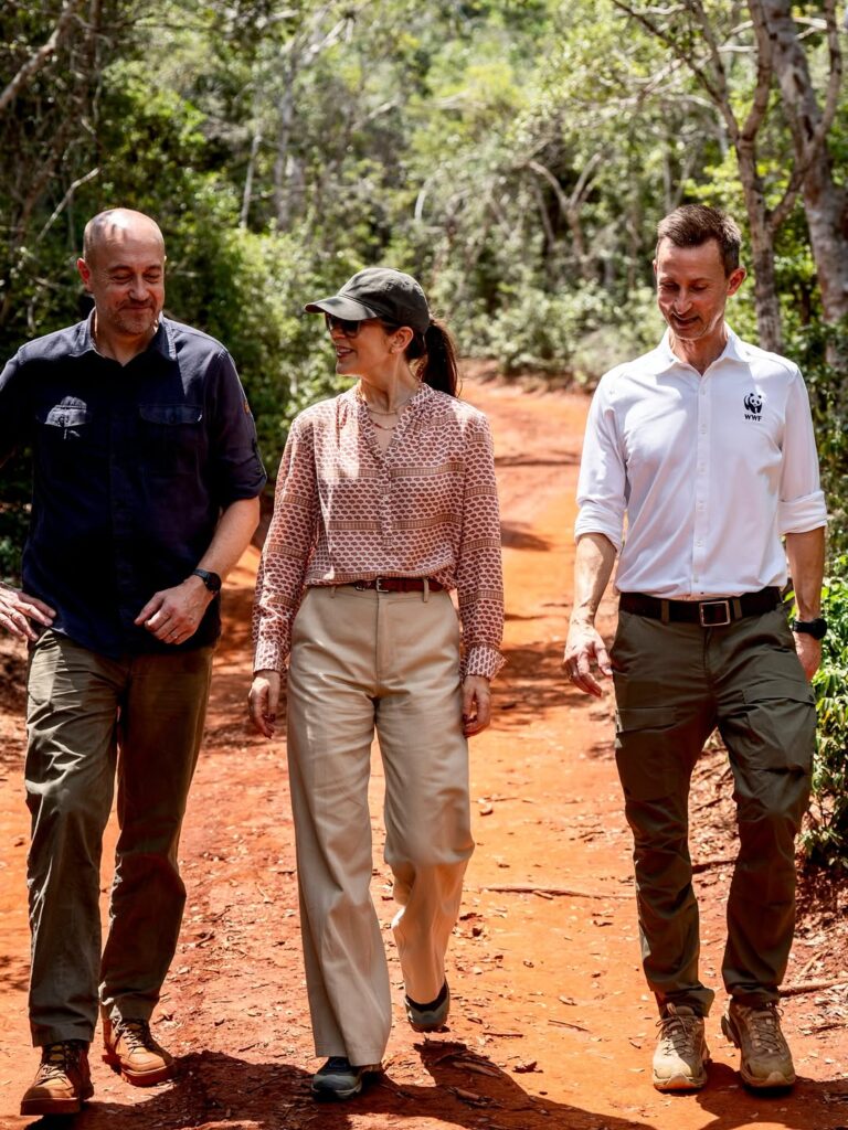 Queen Mary during a visit to Nairobi