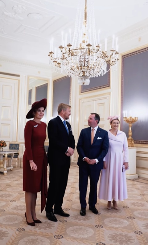 Queen Maxima welcomes Grand Ducal Couple to the Netherlands