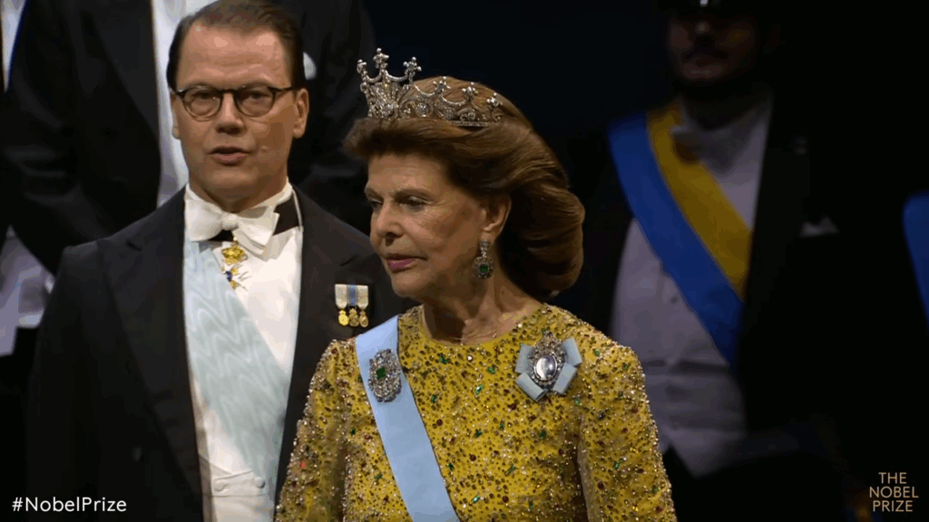 Queen Silvia at the Nobel Prize Ceremony