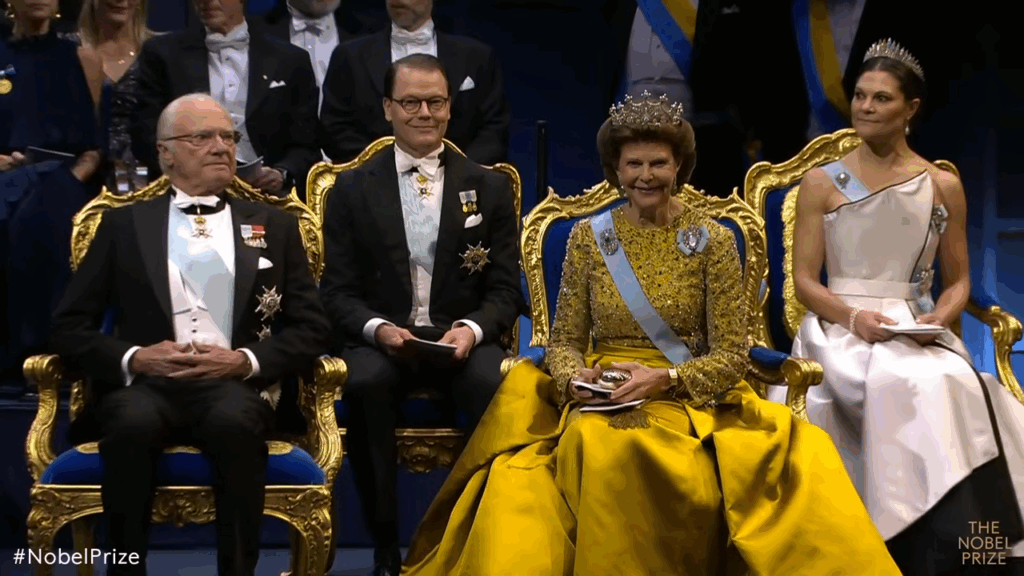 The Swedish Royals at the Nobel Prize Ceremony