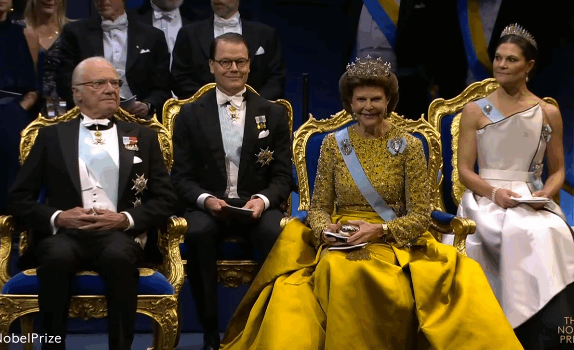 The Swedish Royals at the Nobel Prize Ceremony