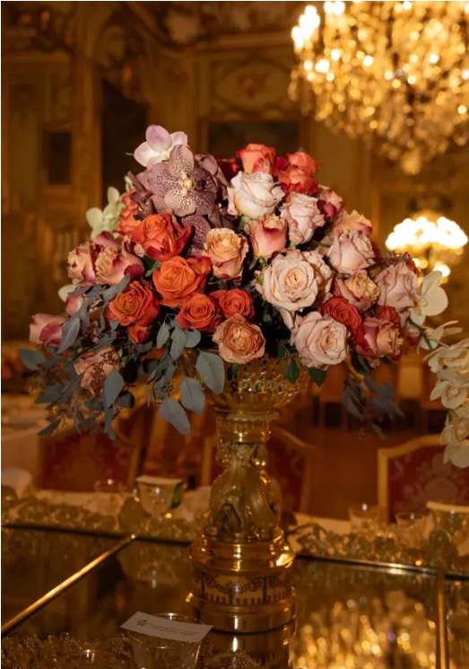 Floral Arrangement at New Year's Levee in Denmark 1 January 2026