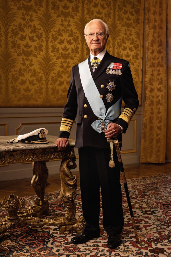 King Carl XVI Gustaf's official portrait 2026