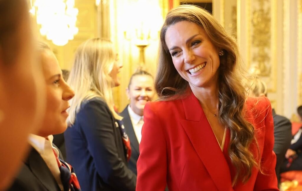Princess of Wales hosts the Red Roses at Windsor Castle