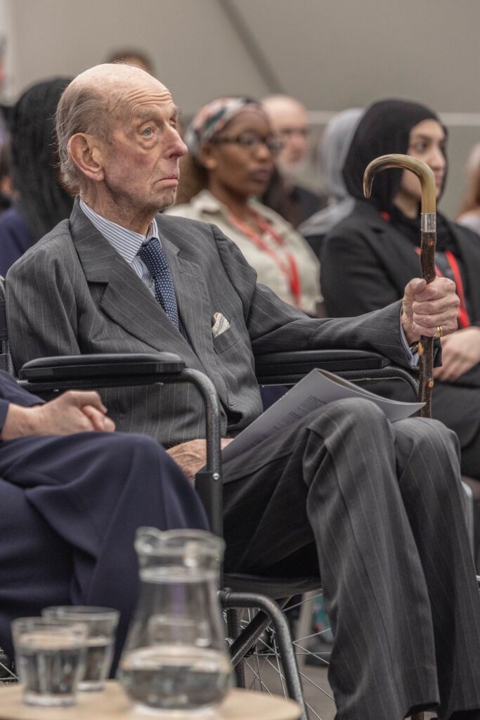 The Duke of Kent at the Imperial War Museum London for Holocaust Memorial Day