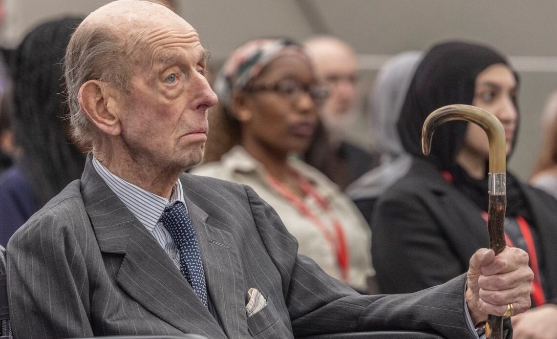 The Duke of Kent at the Imperial War Museum London for Holocaust Memorial Day CROPPED