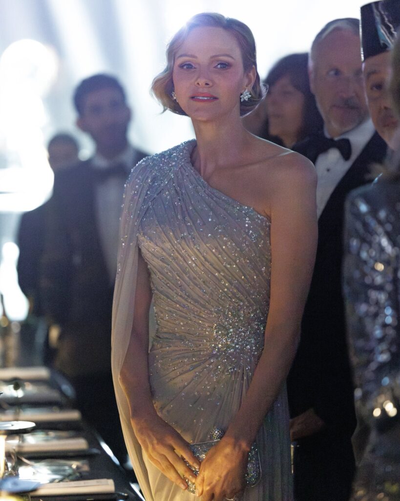 Princess Charlene at the Rose Ball