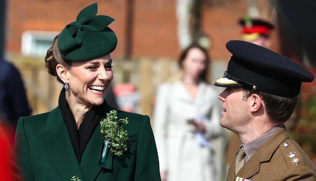 The Princess of Wales celebrates St. Patrick's Day