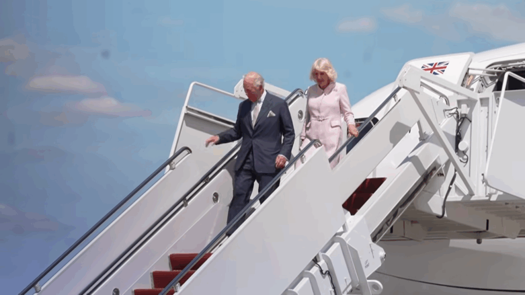 King Charles and Queen Camilla arrive in the US for historic state visit