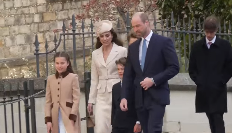 The Prince and Princess of Wales with their children