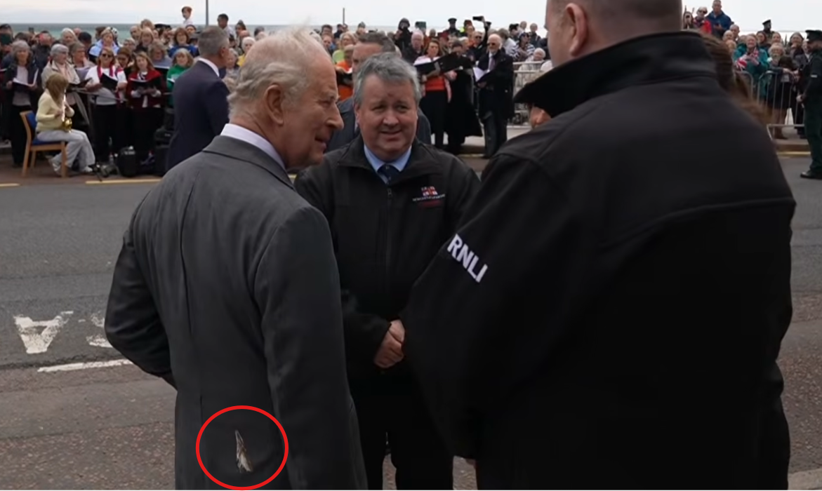 King Charles laughs after seagull poos on him during public visit - Royal Central
