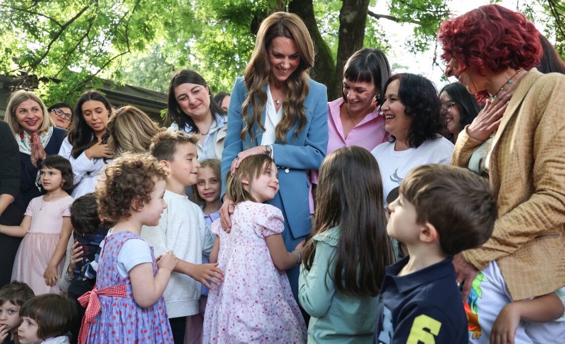 The Princess of Wales visits Italy