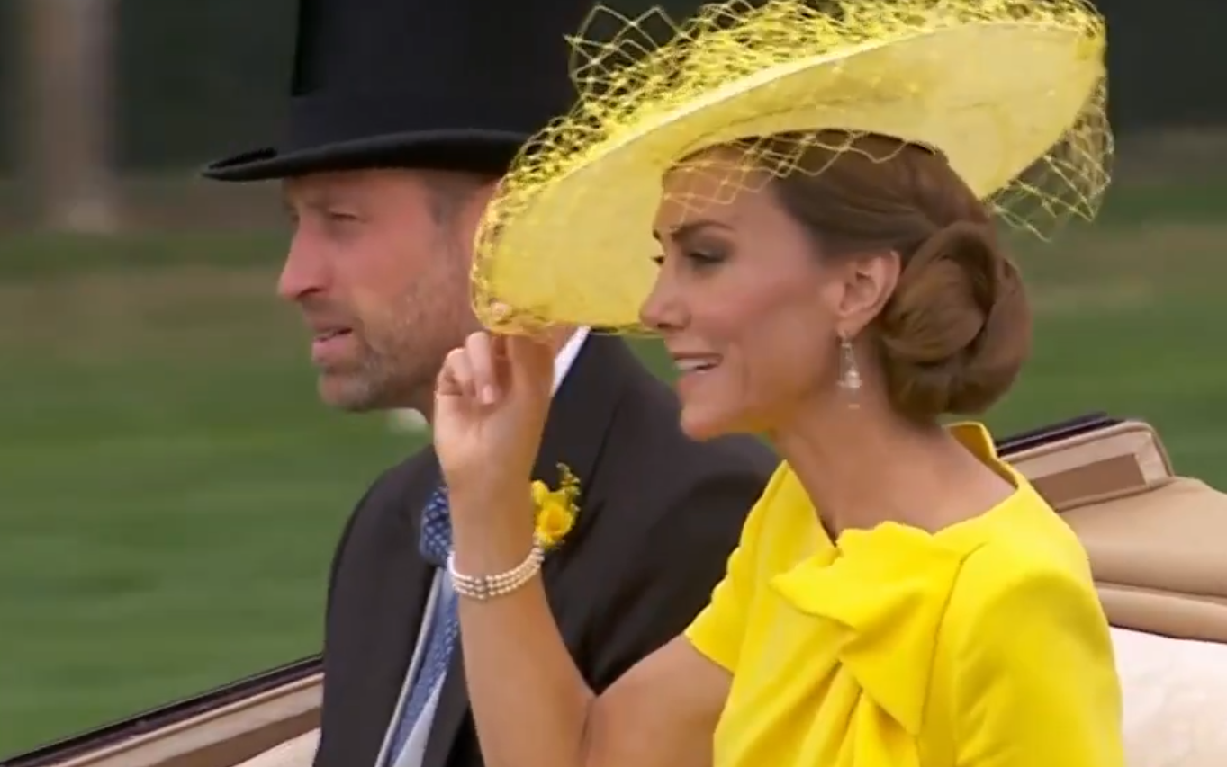 The Princess of Wales makes celebrated return to Royal Ascot in carriage procession with Prince William -