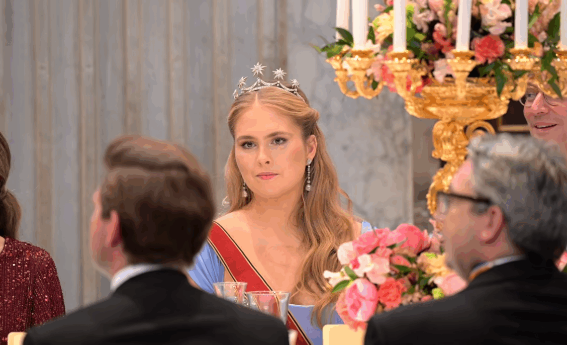 Princess Amalia at the German State Banquet