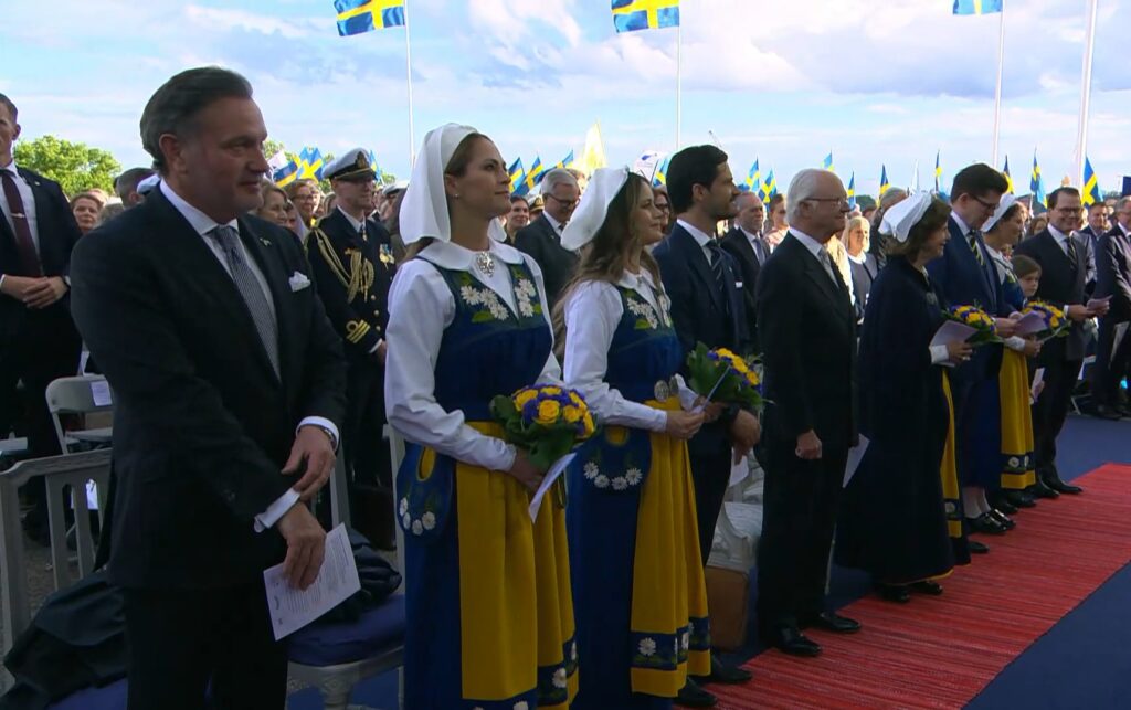 The Swedish Royal Family at Solliden for National Day