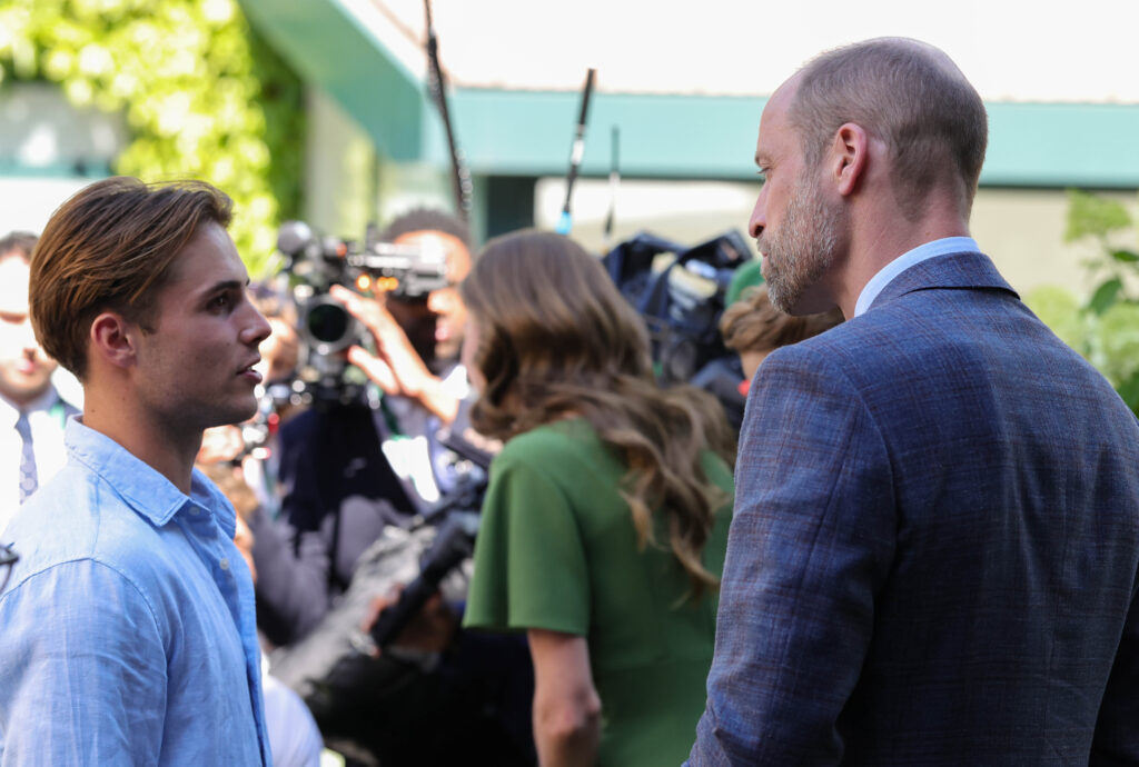 Prince William meets King Arthur on a very royal day at Wimbledon - Royal Central