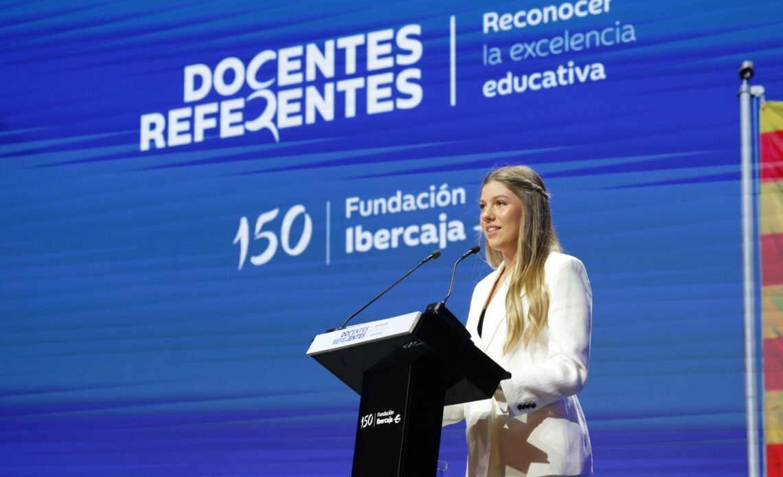 Infanta Sofia delivers her first official speech