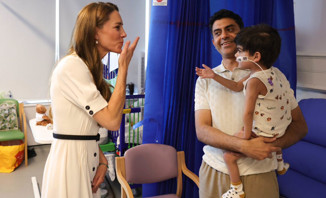 The Princess of Wales visits Evelina London