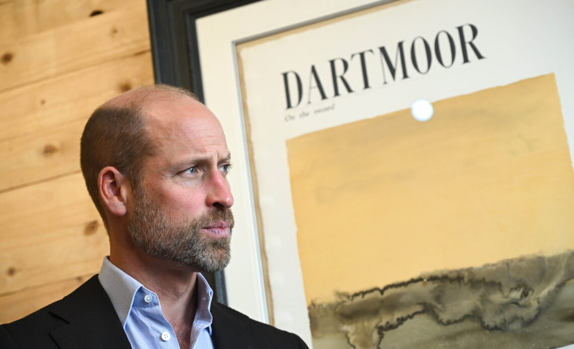 Prince William The Prince of Wales visits Dartmoor