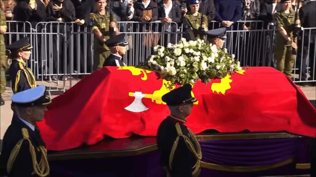 King Harald's funeral bier