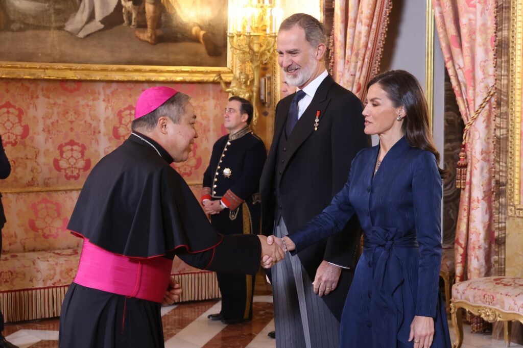 Queen Letizia and King Felipe