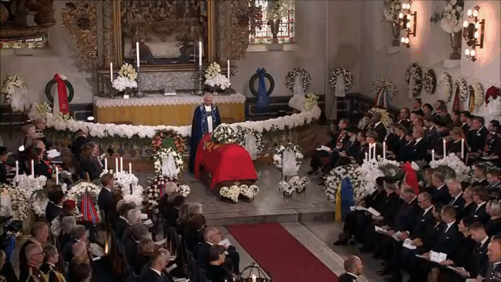 The funeral of King Harald