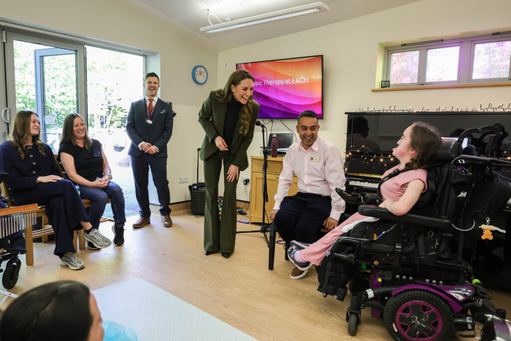 The Princess of Wales visits East Anglia Children's Hospices