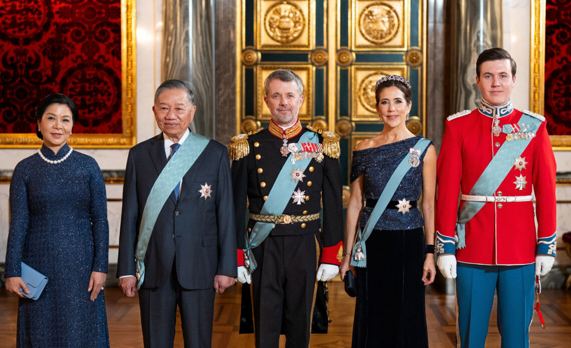 Crown Prince Christian at his first State Banquet