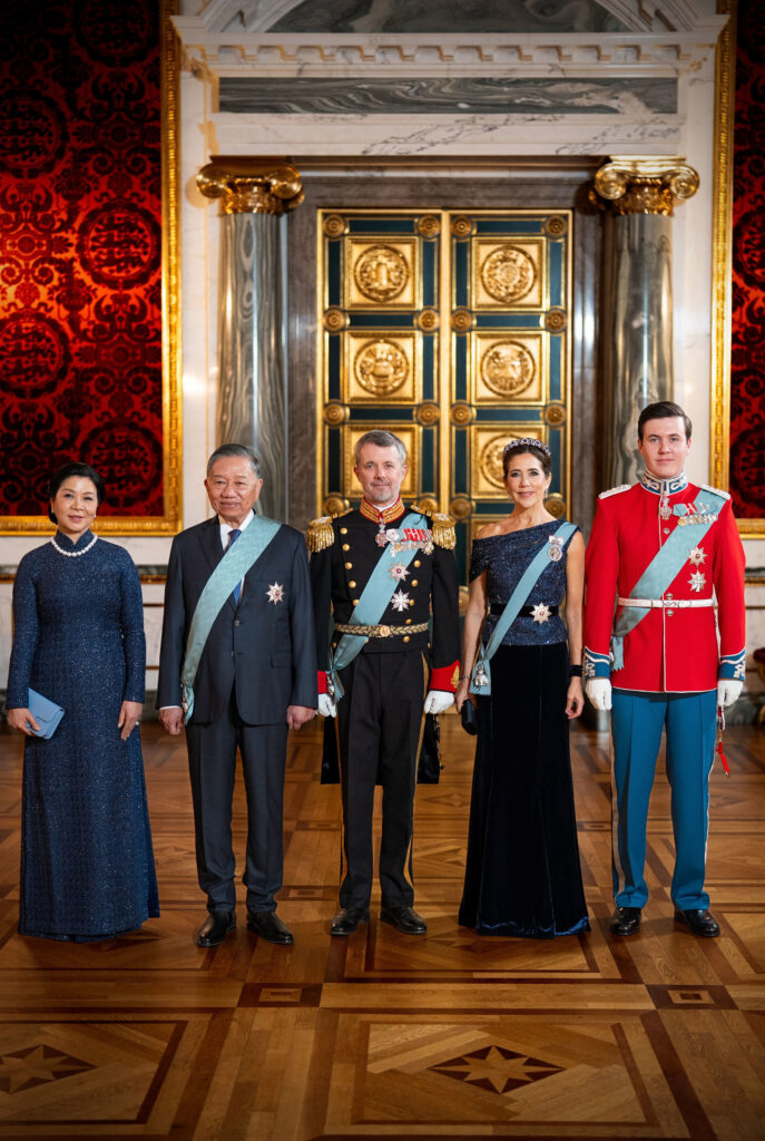 Crown Prince Christian at his first State Banquet