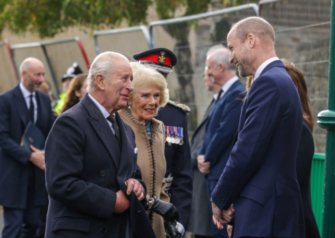 Prince William with King Charles